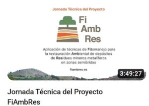 Vídeo completo (Youtube) de las ponencias presentadas en la jornada técnica del proyecto